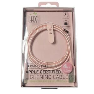 LAX Apple MFi-Certified Charge & Sync Lightning Cable